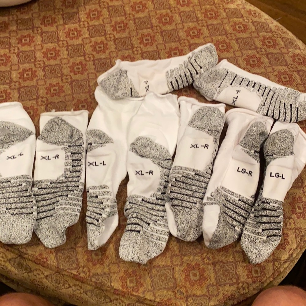 Nike grip socks cut short - bundled all together